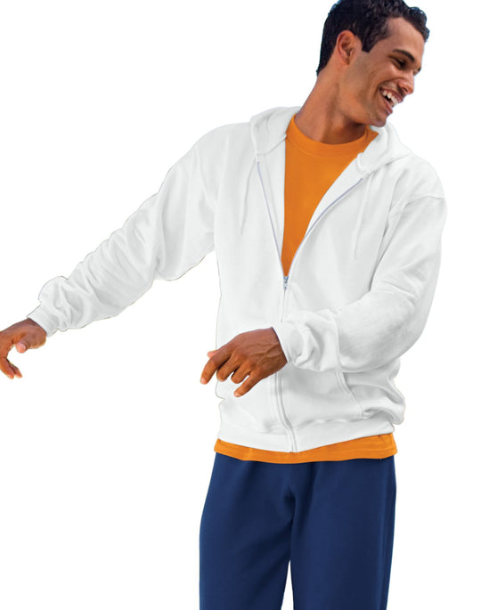 Hanes Ultimate Cotton Full-Zip Fleece Hood 10 oz