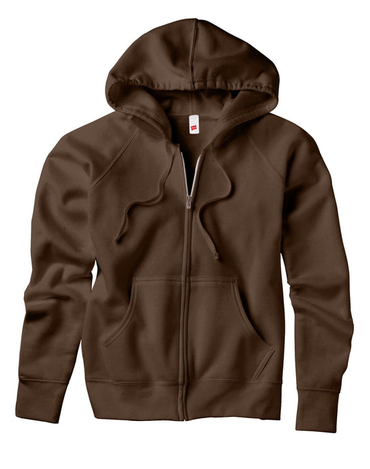 Hanes Women's Fleece Full-Zip Hood - 8 oz