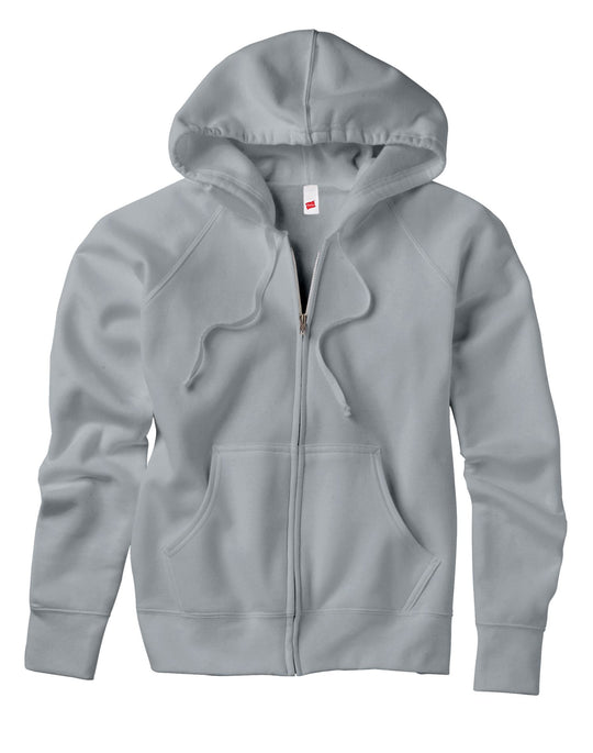 Hanes Women's Fleece Full-Zip Hood - 8 oz