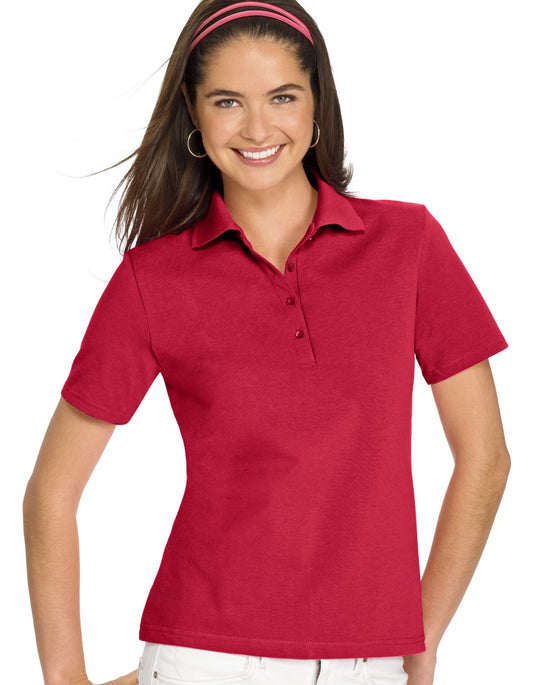 Hanes Women's 7 oz Hanes STEDMAN Cotton Pique Polo