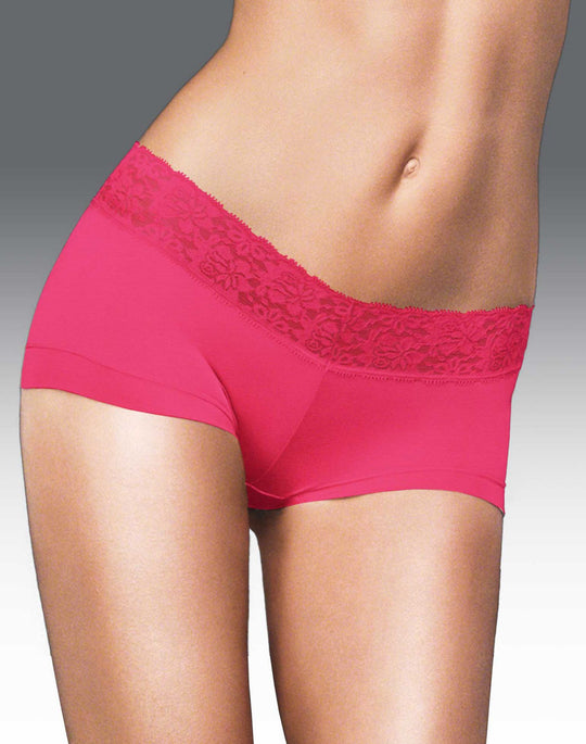 Maidenform Women`s Cotton Dream Boyshort with Lace