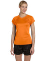 Champion Women's Essential Double Dry V-Neck Tee