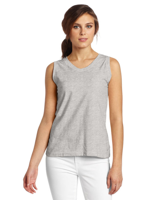 Champion Women's Favorite Cotton V-Neck Tank Top