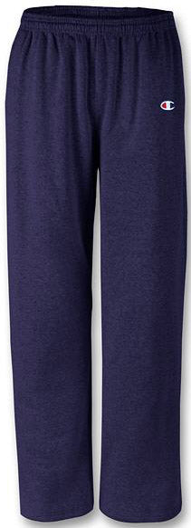 Champion Reverse Weave Open Bottom Sweatpants with Pockets