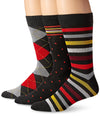 Hanes Mens Premium Assorted 3-Pack Dress Socks