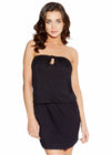 Freya Womens Poppy Bandeau Tie-Front Dress
