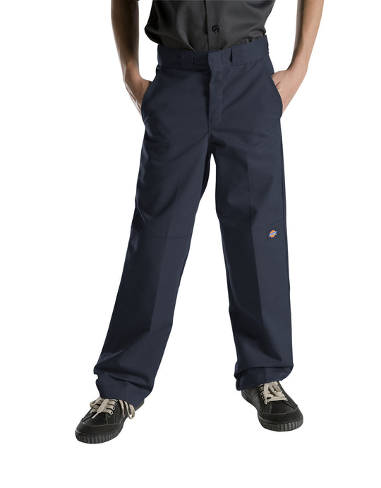 Dickies Boys FlexWaist Relaxed Fit Straight Leg Double Knee Pants, 4-7