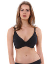 Freya Womens Remix Underwire Padded Plunge Bikini Top