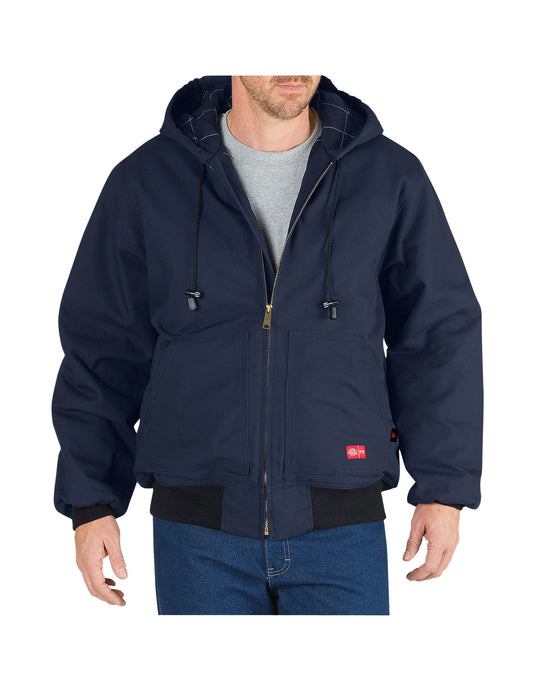 Dickies Mens Flame-Resistant Insulated Duck Jacket with Hood