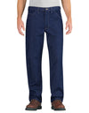 Dickies Mens Flame-Resistant Relaxed Fit Straight Leg Carpenter Jeans