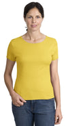 Hanes Women's Classic-Fit Rib Tee 6.1 oz