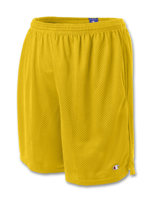 Champion Men's Long Mesh Shorts with Pockets