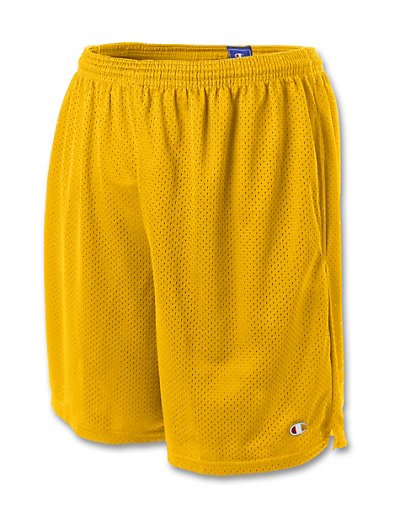 Champion Men's Long Mesh Shorts with Pockets