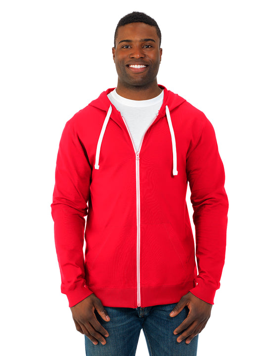 Fruit Of The Loom Mens Sofspun Jersey Full-Zip Hoodie