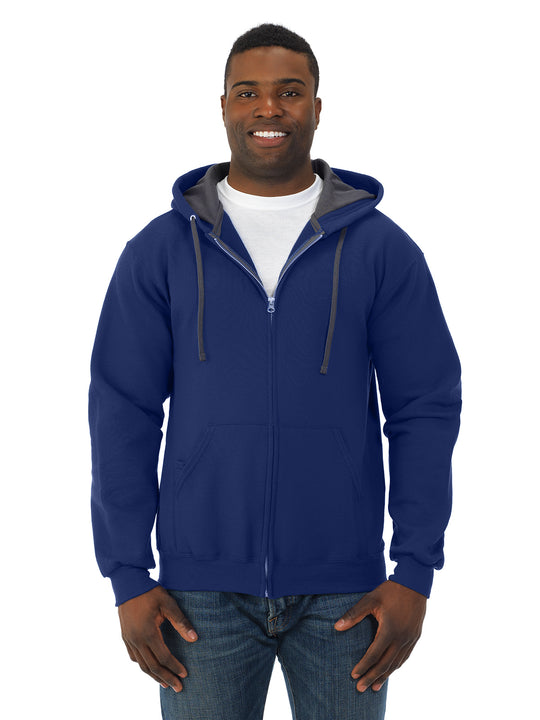 Fruit Of The Loom Mens Sofspun Full-Zip Hooded Sweatshirt