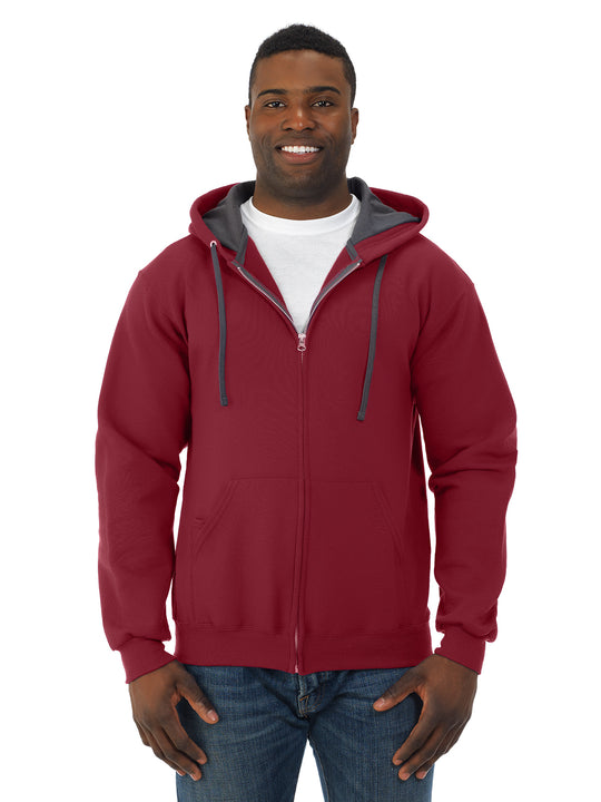 Fruit Of The Loom Mens Sofspun Full-Zip Hooded Sweatshirt