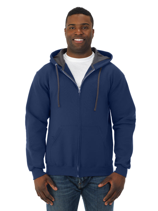 Fruit Of The Loom Mens Sofspun Full-Zip Hooded Sweatshirt