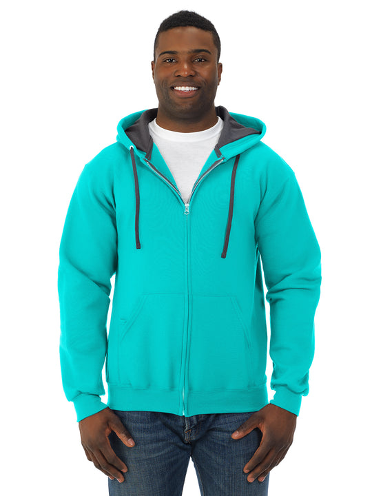 Fruit Of The Loom Mens Sofspun Full-Zip Hooded Sweatshirt