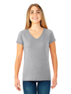 Fruit Of The Loom Womens Sofspun Junior Fit V-Neck T-Shirt