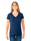 Fruit Of The Loom Womens Sofspun Junior Fit V-Neck T-Shirt