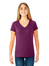 Fruit Of The Loom Womens Sofspun Junior Fit V-Neck T-Shirt