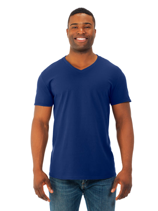 Fruit Of The Loom Mens Sofspun V-Neck T-Shirt