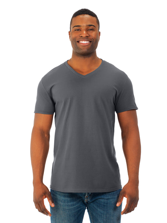 Fruit Of The Loom Mens Sofspun V-Neck T-Shirt