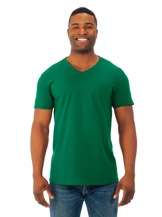 Fruit Of The Loom Mens Sofspun V-Neck T-Shirt
