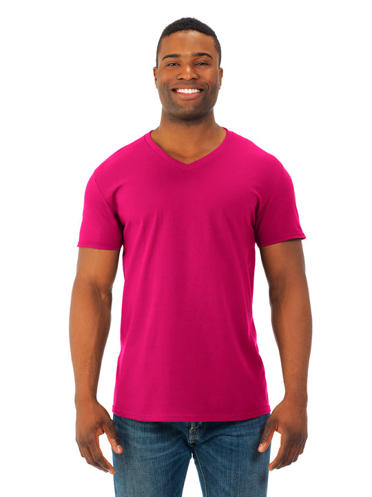 Fruit Of The Loom Mens Sofspun V-Neck T-Shirt