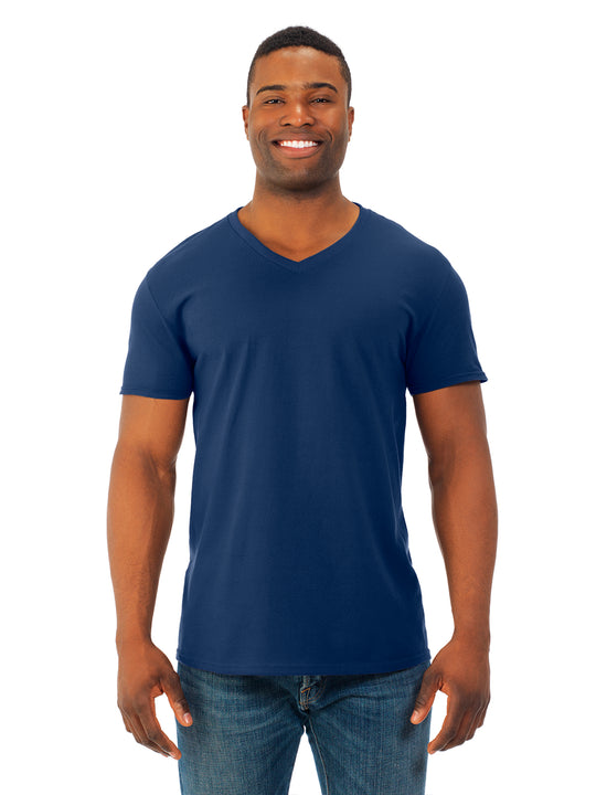 Fruit Of The Loom Mens Sofspun V-Neck T-Shirt