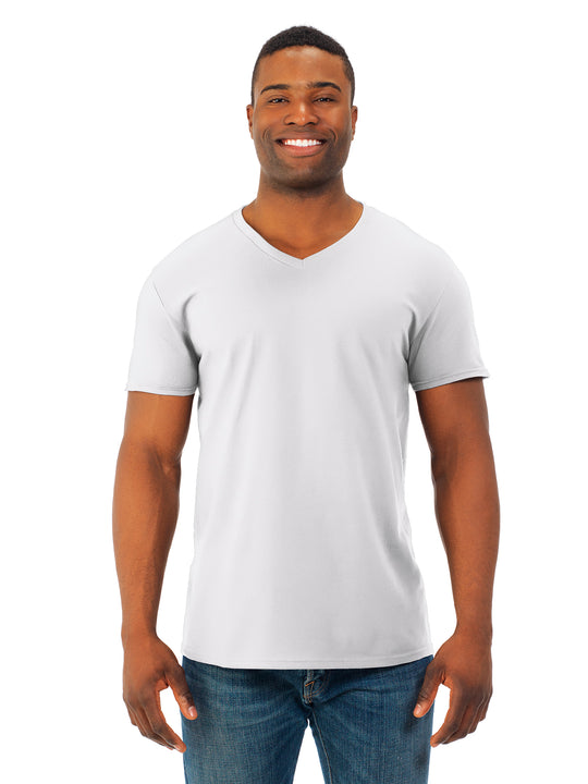 Fruit Of The Loom Mens Sofspun V-Neck T-Shirt
