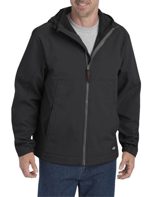 Dickies Mens Performance Flex Softshell Jacket with Hood