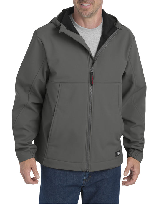Dickies Mens Performance Flex Softshell Jacket with Hood