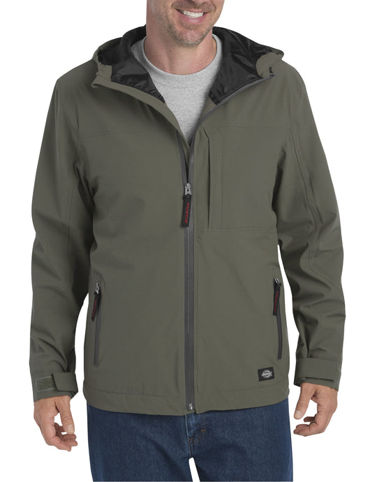 Dickies Mens Performance Waterproof Breathable Jacket with Hood