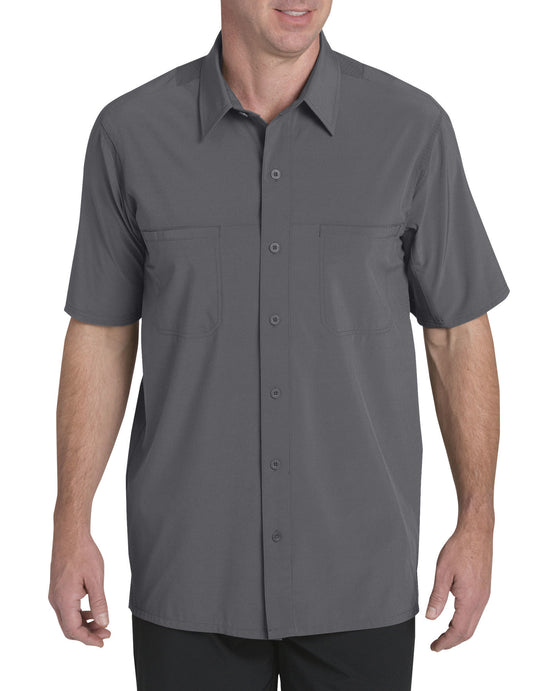 Dickies Mens Performance 4-Way Flex Woven Cooling Shirt