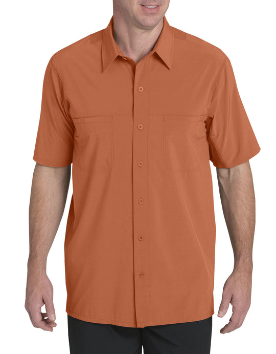Dickies Mens Performance 4-Way Flex Woven Cooling Shirt
