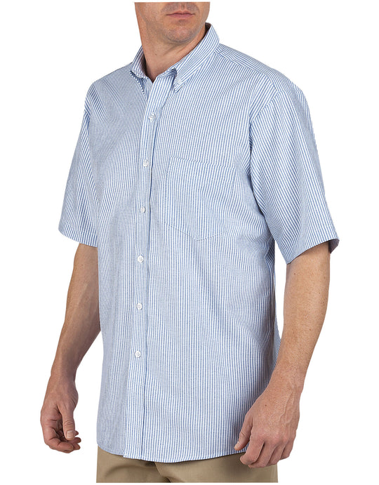 Dickies Mens Button-Down Oxford Short Sleeve Shirt