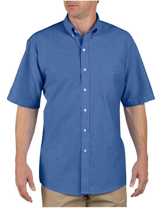 Dickies Mens Button-Down Oxford Short Sleeve Shirt