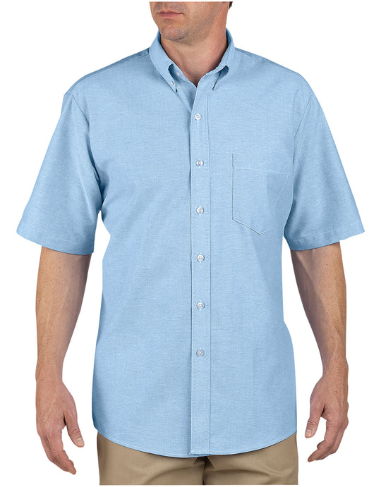 Dickies Mens Button-Down Oxford Short Sleeve Shirt