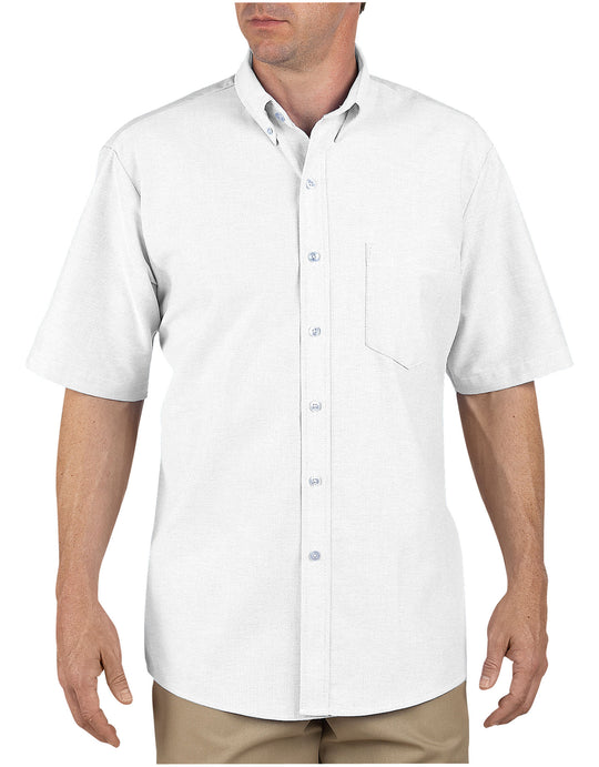 Dickies Mens Button-Down Oxford Short Sleeve Shirt