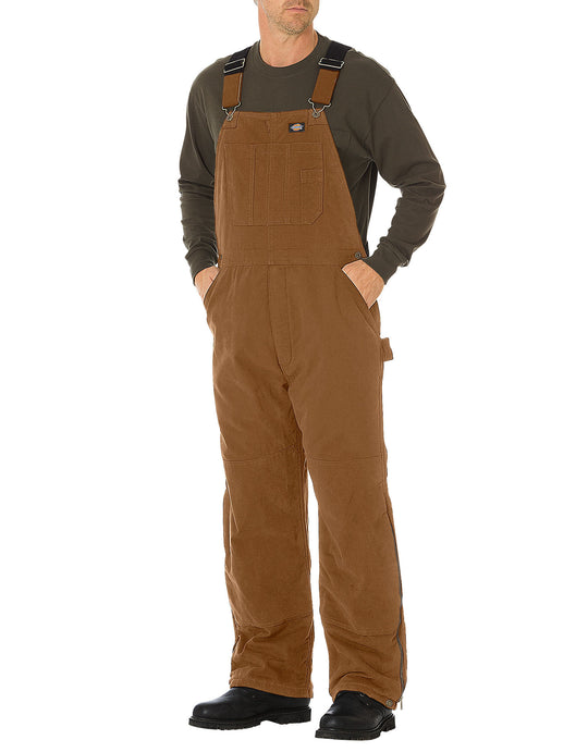 Dickies Mens Sanded Duck Insulated Bib Overalls