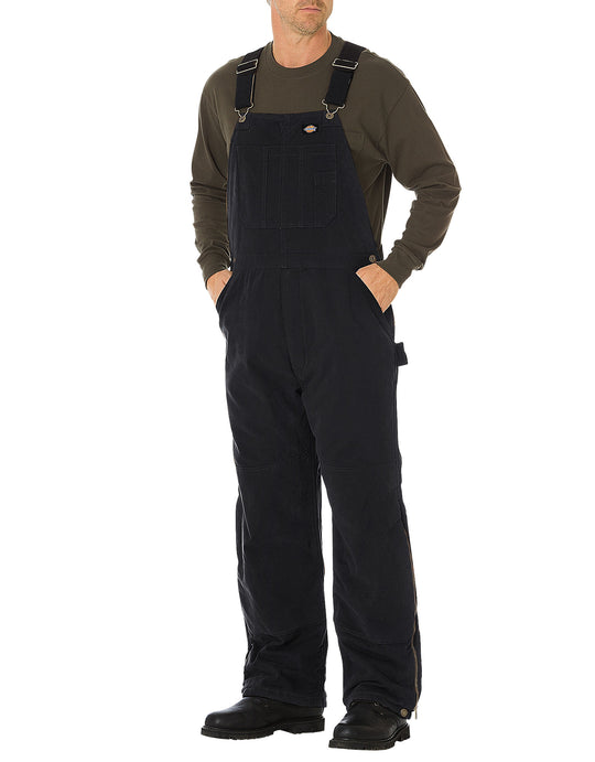 Dickies Mens Sanded Duck Insulated Bib Overalls