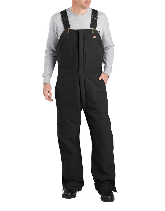 Dickies Mens Sanded Duck Insulated Bib Overalls