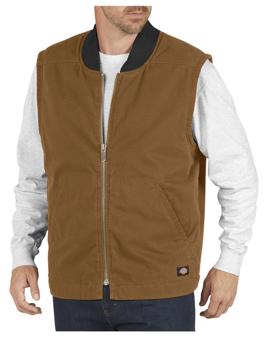 Dickies Mens Sanded Duck Insulated Vest