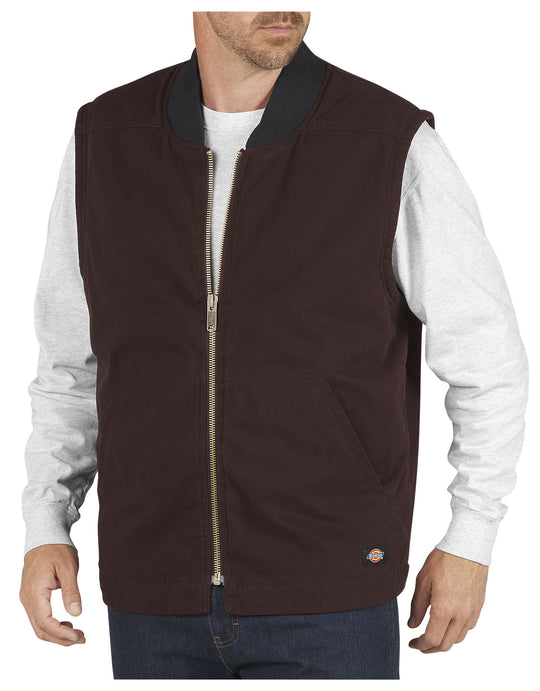 Dickies Mens Sanded Duck Insulated Vest
