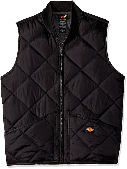 Dickies Mens Diamond Quilted Nylon Vest