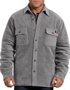 Dickies Mens Relaxed Fit Icon Micro Fleece Quilted Shirt Jacket