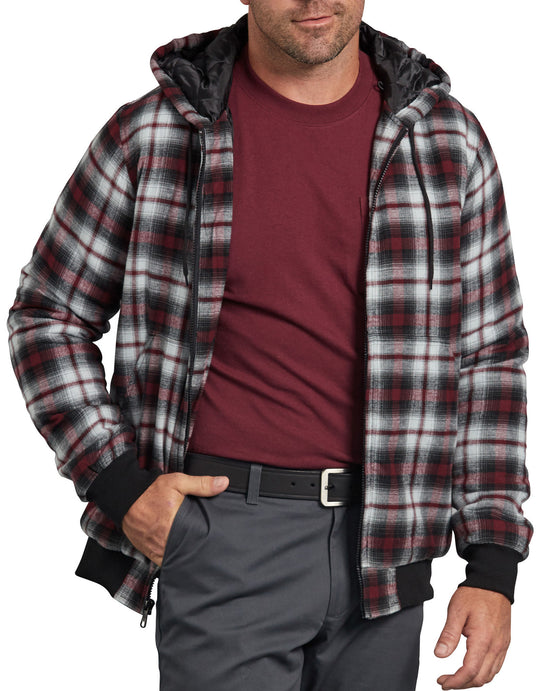 Dickies Mens Modern Fit X-Series Quilted Bomber Shirt Jacket