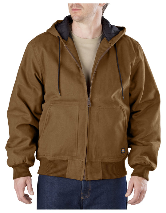 Dickies Mens Sanded Duck Hooded Jacket
