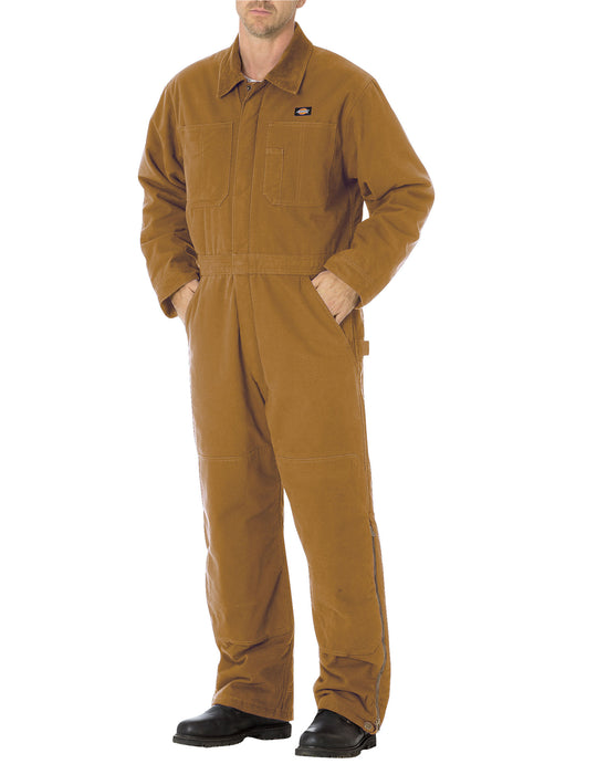 Dickies Mens Sanded Duck Insulated Coveralls